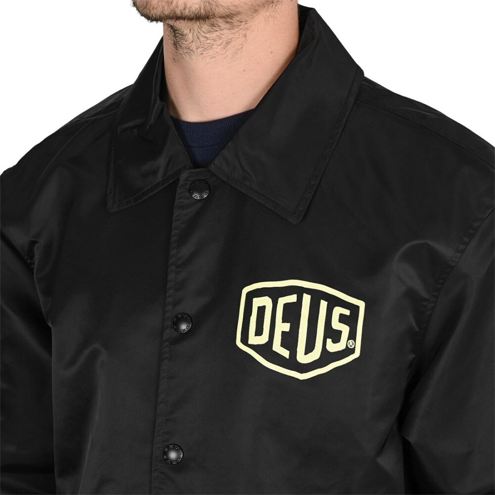 Deus Ex Machina Venice Coach Jacket - Black