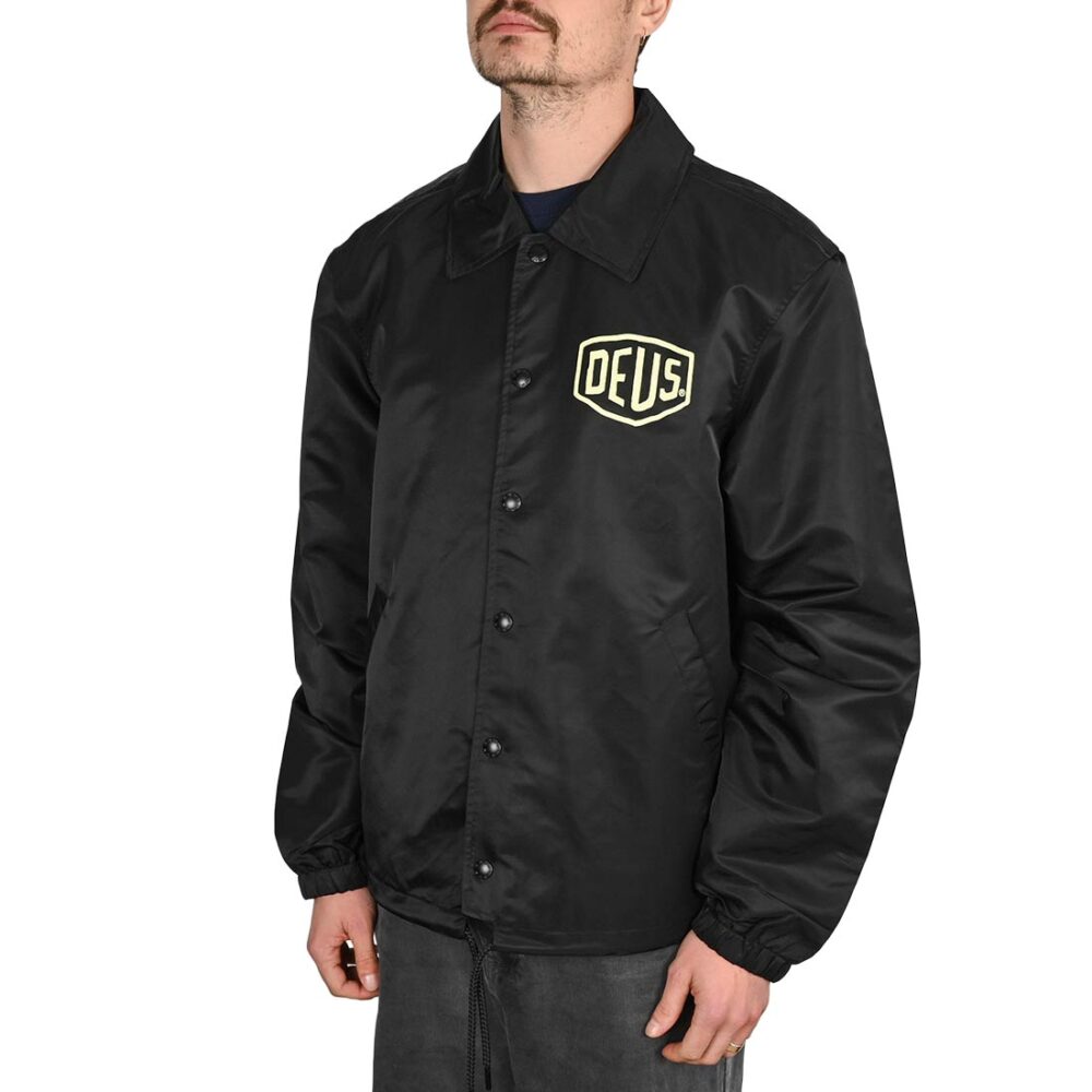 Deus Ex Machina Venice Coach Jacket - Black