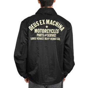 Deus Ex Machina Venice Coach Jacket - Black