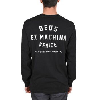 Deus Ex Machina Venice L/S T-Shirt - Black