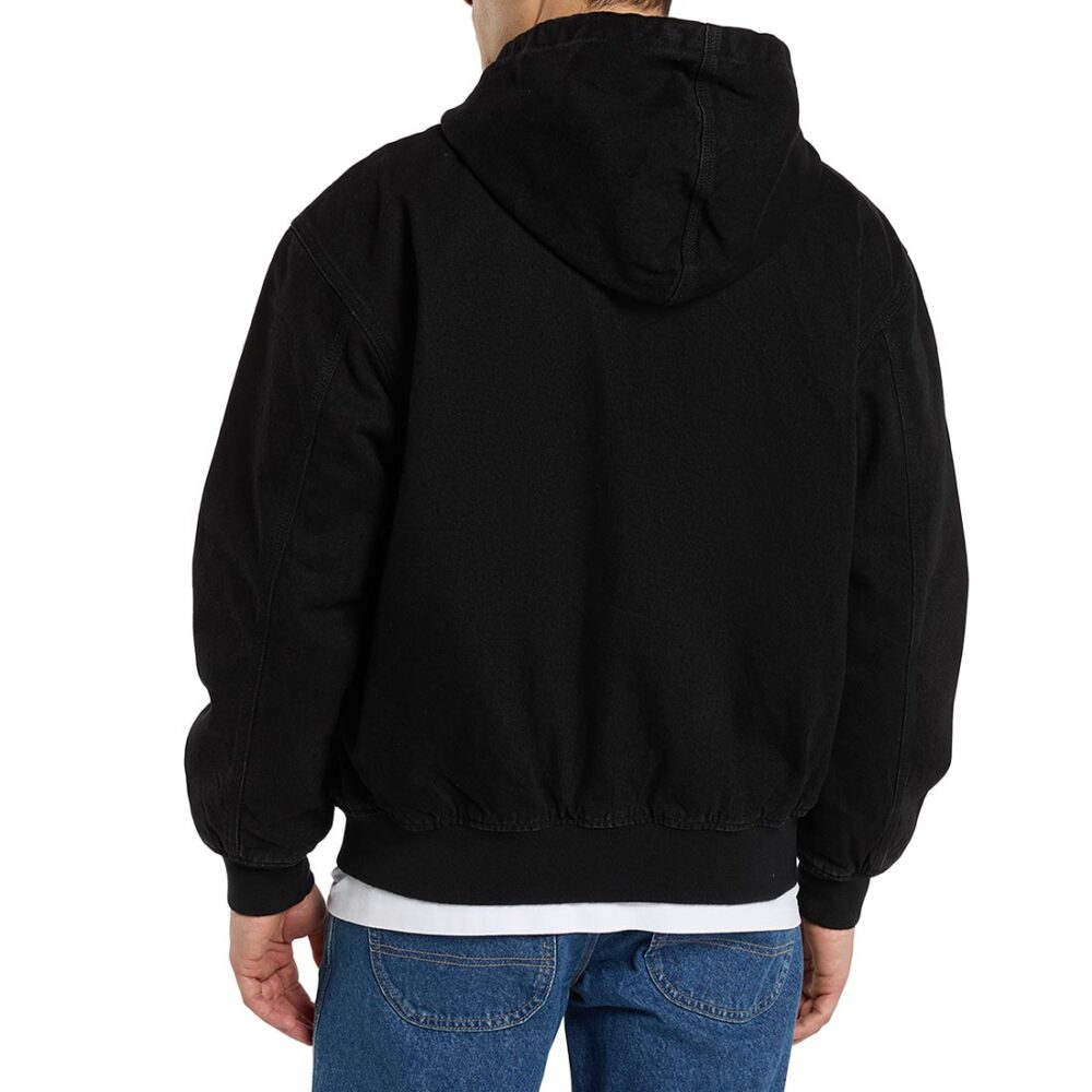 Dickies Hilham Denim Hooded Bomber Jacket - Black