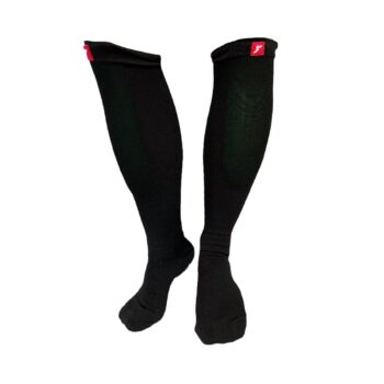 Footprint Painkiller Fluid X Padded Shin Knee-High Socks - Black