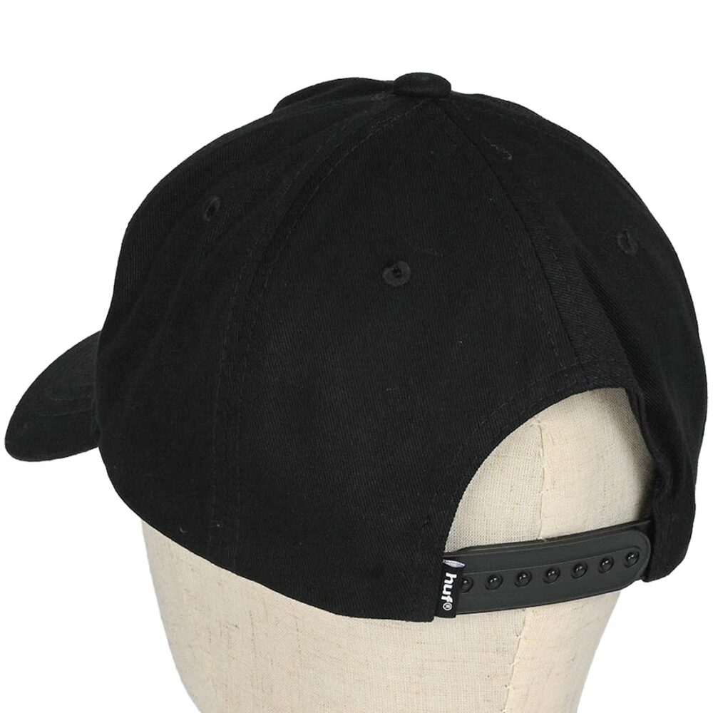 HUF 89 Oval 5-Panel Snapback Cap - Black