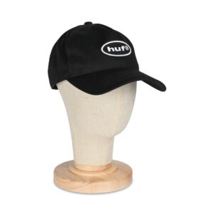 HUF 89 Oval 5-Panel Snapback Cap - Black