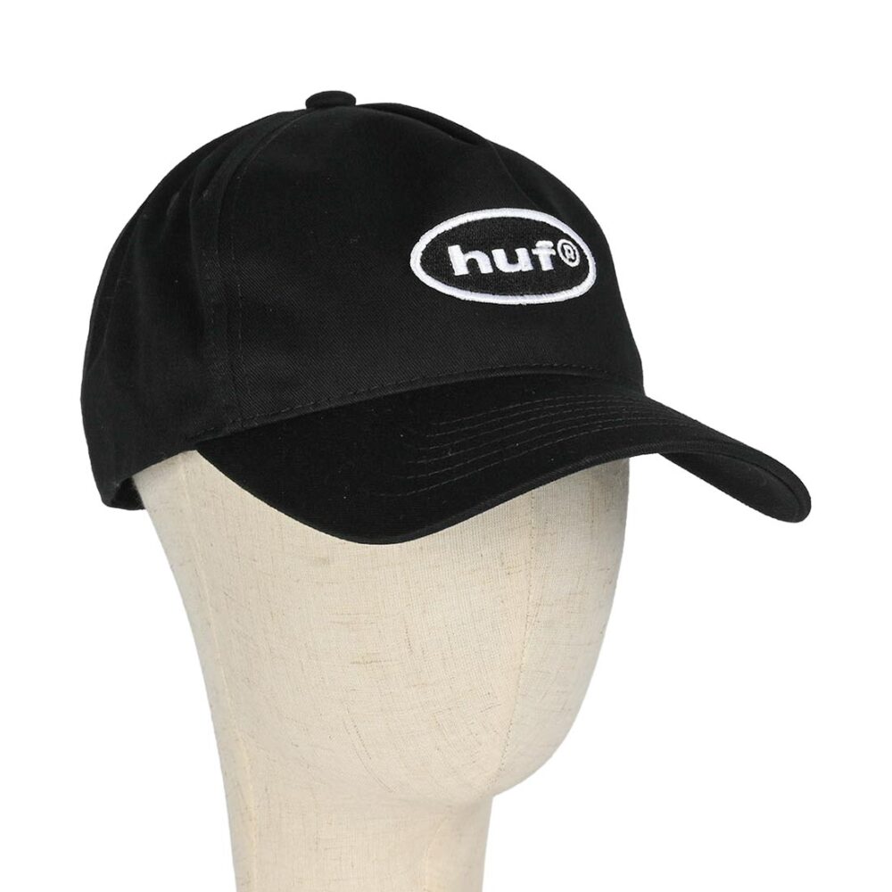 HUF 89 Oval 5-Panel Snapback Cap - Black