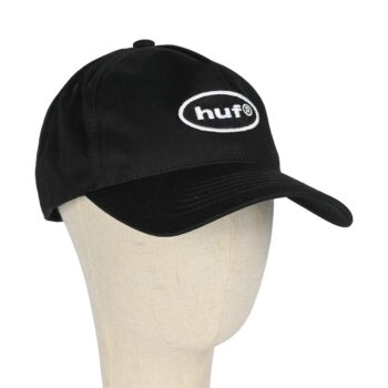 HUF 89 Oval 5-Panel Snapback Cap - Black