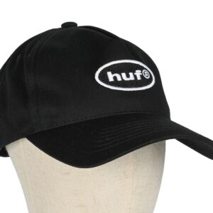 HUF 89 Oval 5-Panel Snapback Cap - Black