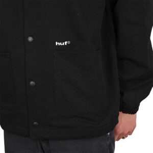 HUF 89 Twill Coaches Jacket - Black/White