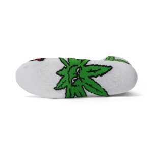 HUF Dice Buddy Crew Socks - White
