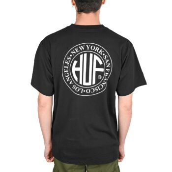 HUF Regional S/S T-Shirt - Black/White