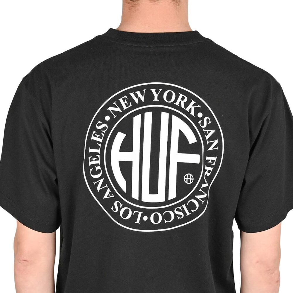 HUF Regional S/S T-Shirt - Black/White