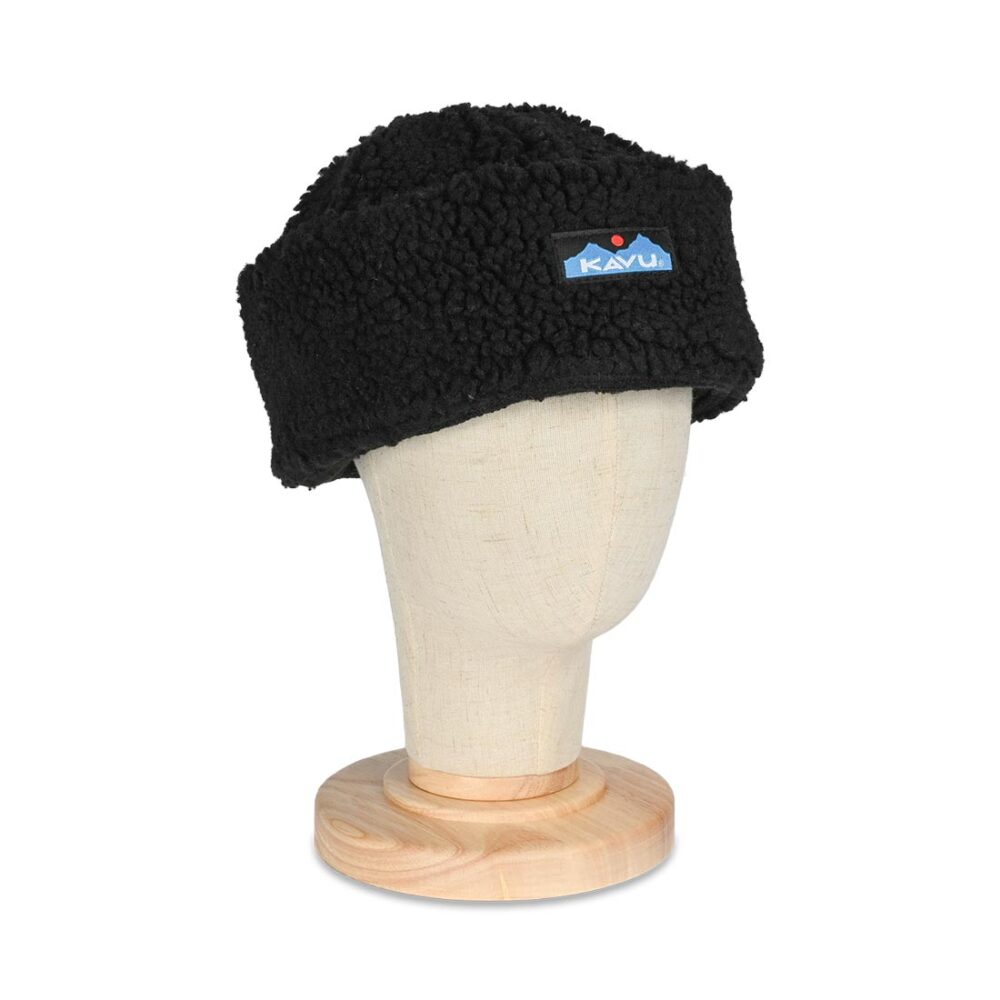 Kavu Fur Ball Beanie Hat - Moonless Night
