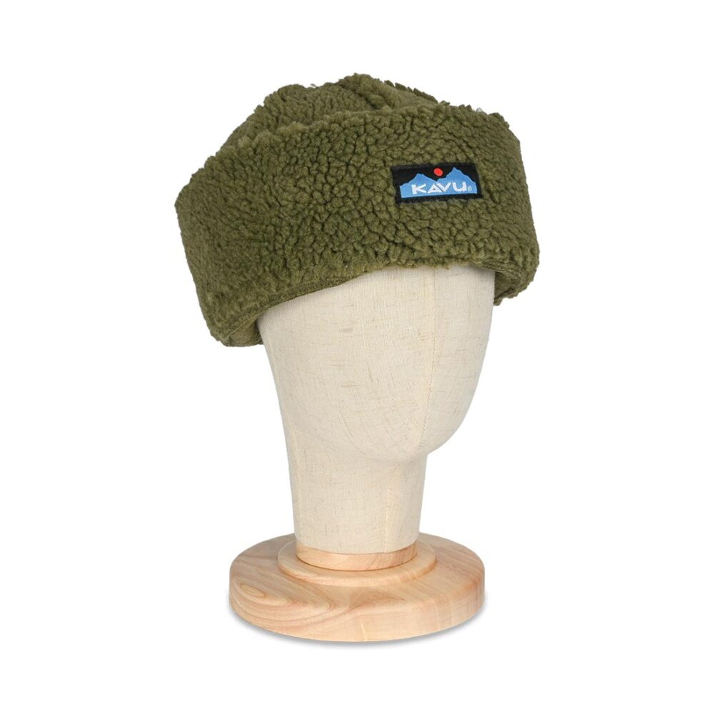 Kavu Fur Ball Beanie Hat - Moss