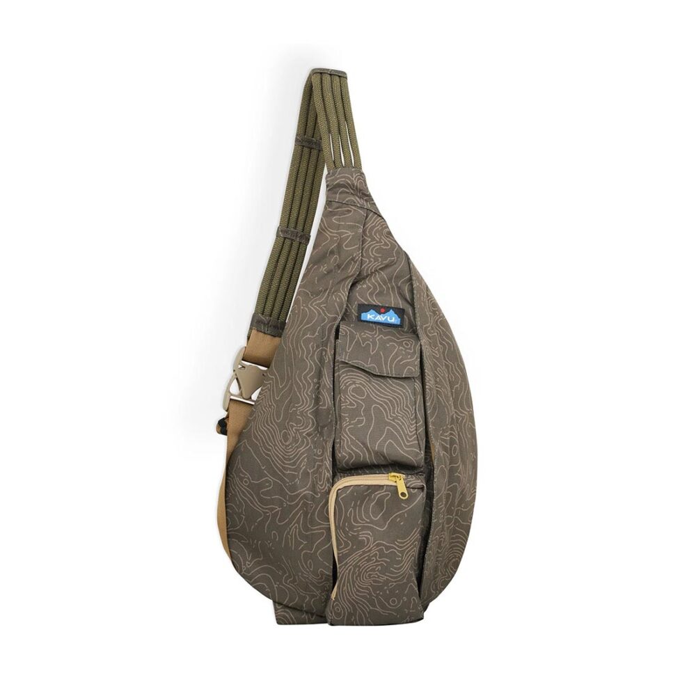 Kavu Rope 10L Sling Bag - Olive Topo