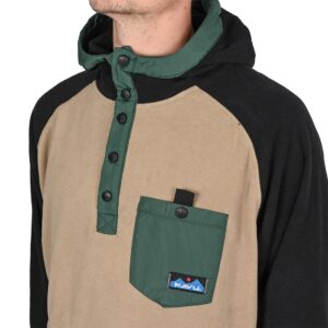 Kavu Teannaway Pullover Fleece Hoodie - Blackened Oak