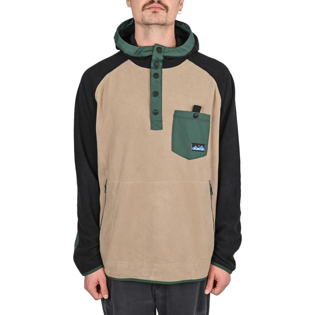 Kavu Teannaway Pullover Fleece Hoodie - Blackened Oak