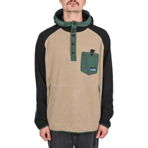 Kavu Teannaway Pullover Fleece Hoodie - Blackened Oak