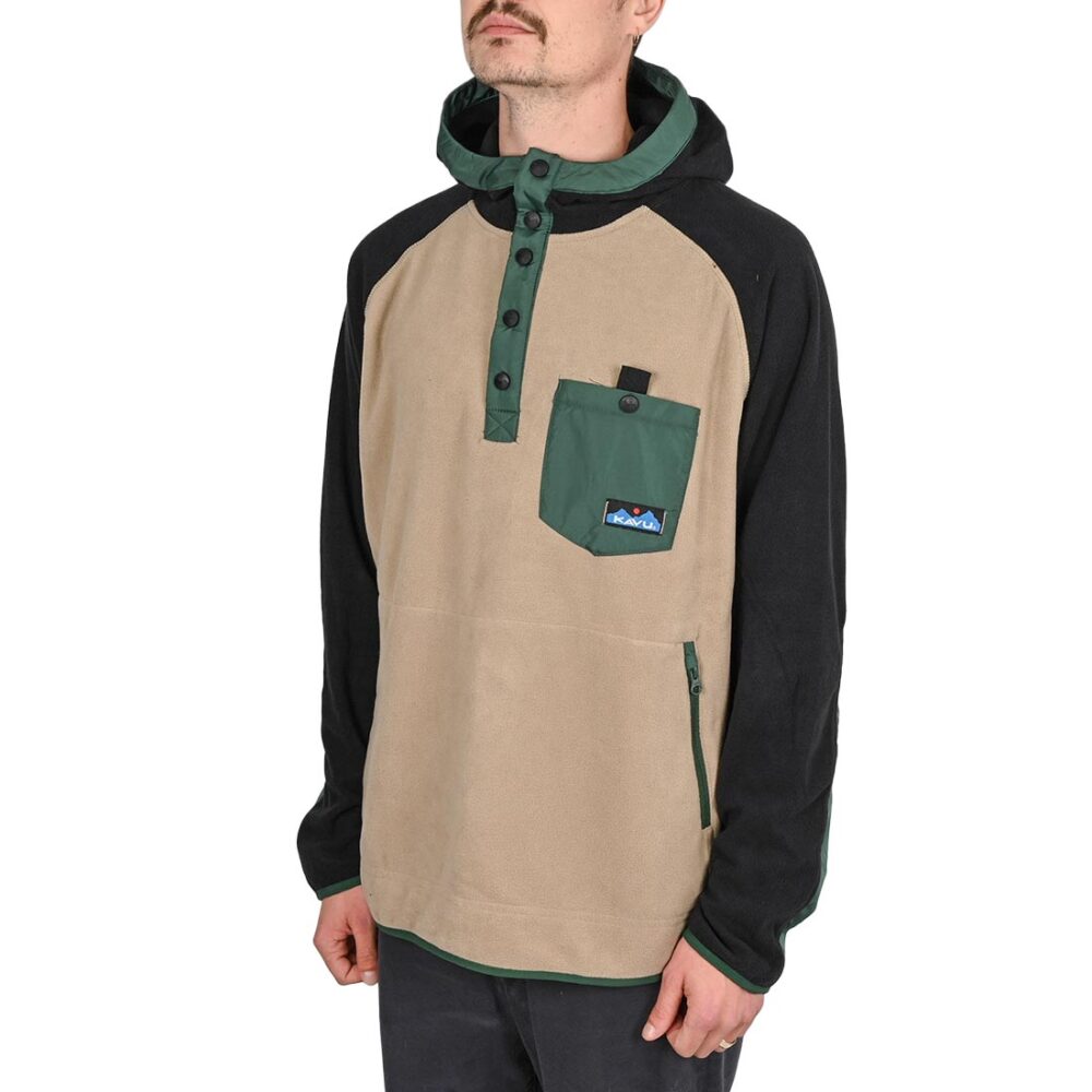 Kavu Teannaway Pullover Fleece Hoodie - Blackened Oak