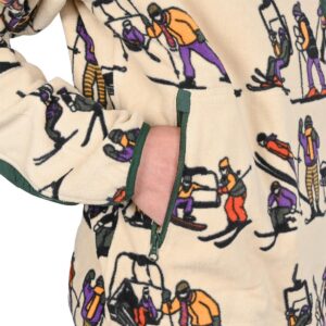 Kavu Teannaway Pullover Fleece - Blue Water Topo