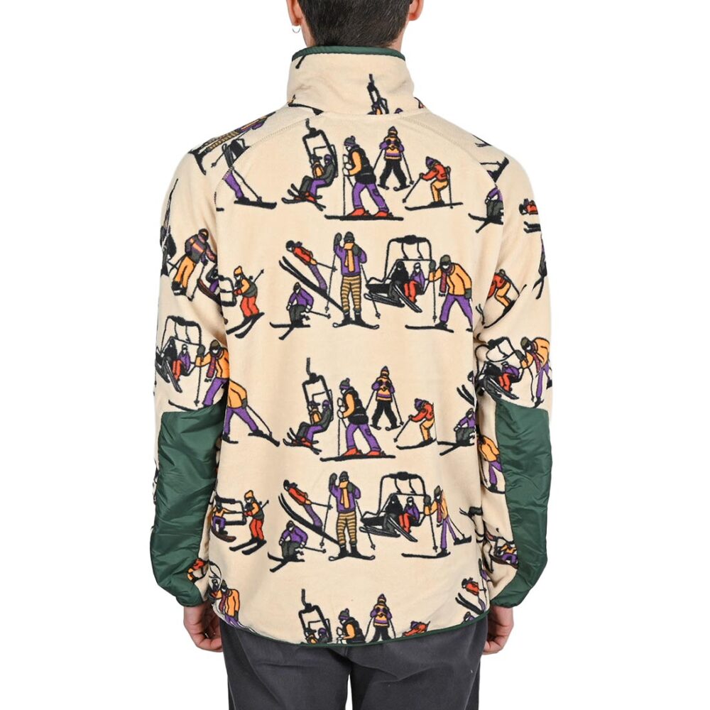 Kavu Teannaway Pullover Fleece - Blue Water Topo