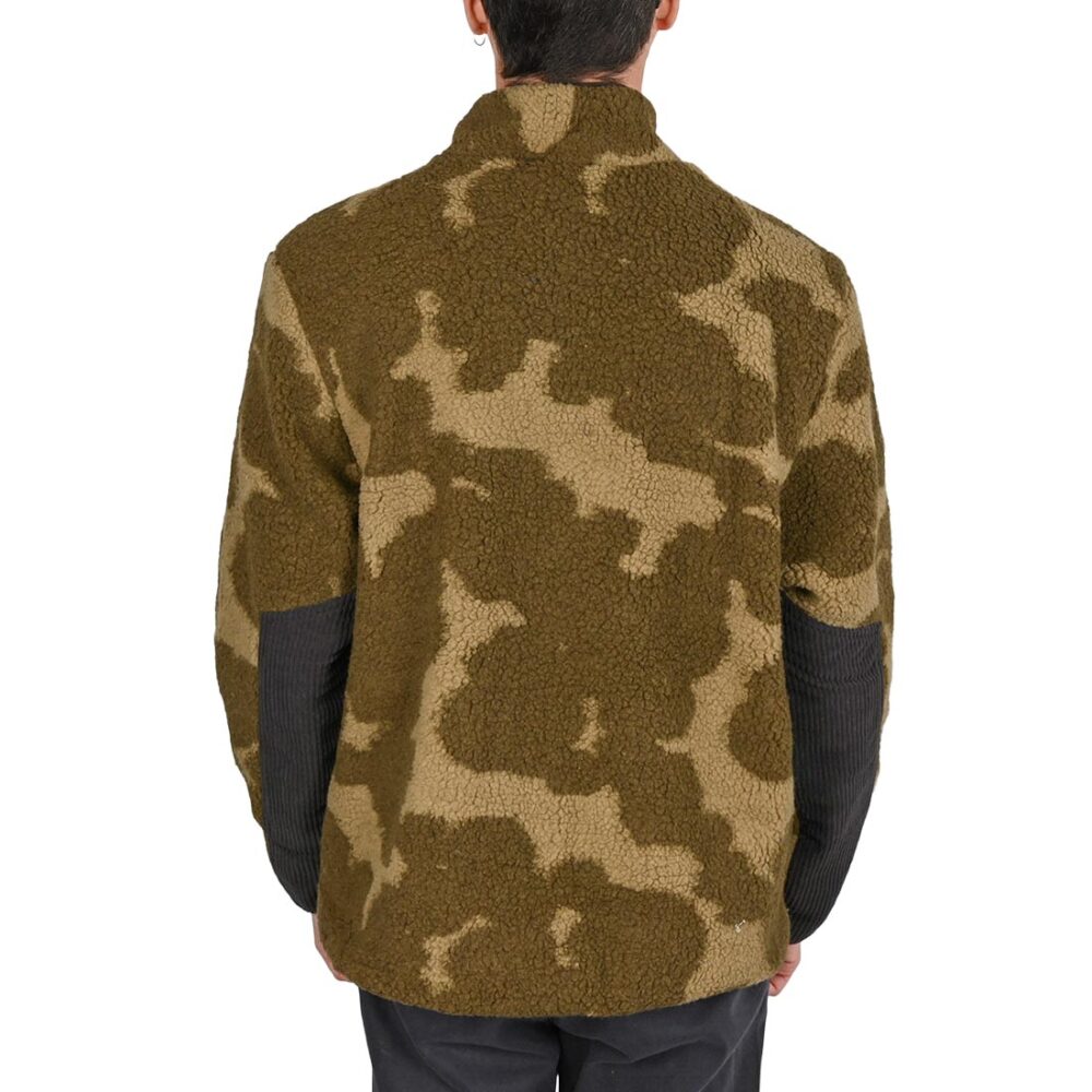 Kavu Wayside Zip-Up Fleece - Camo Blur