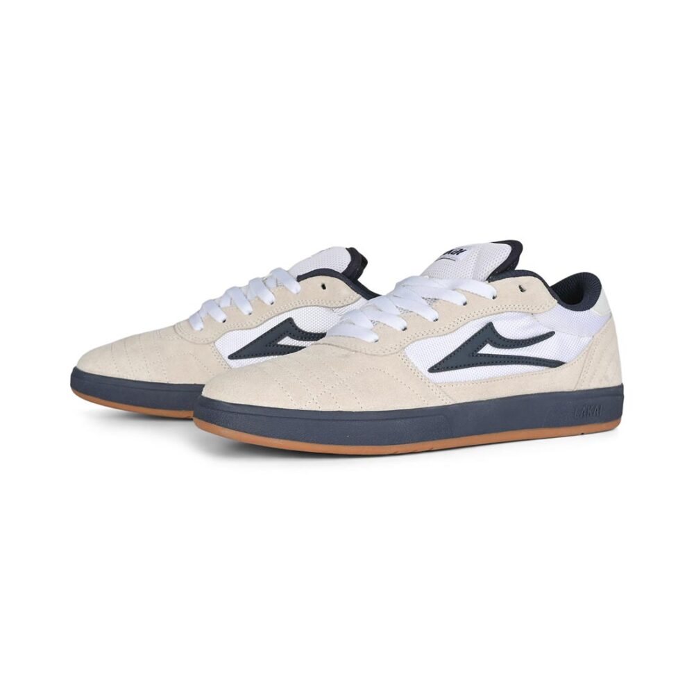 Lakai Cambridge XLK Skate Shoes - White/Navy/Gum