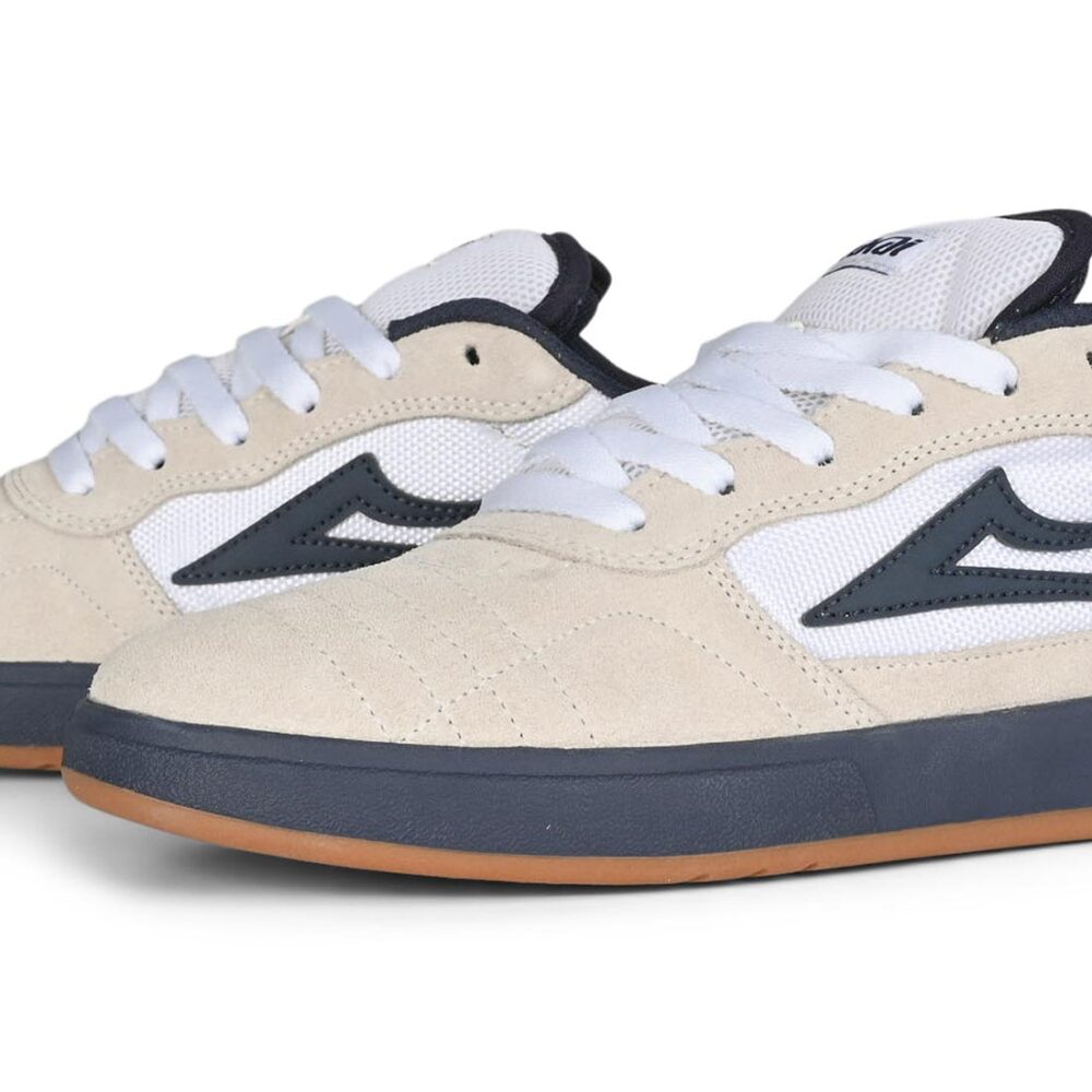 Lakai Cambridge XLK Skate Shoes - White/Navy/Gum