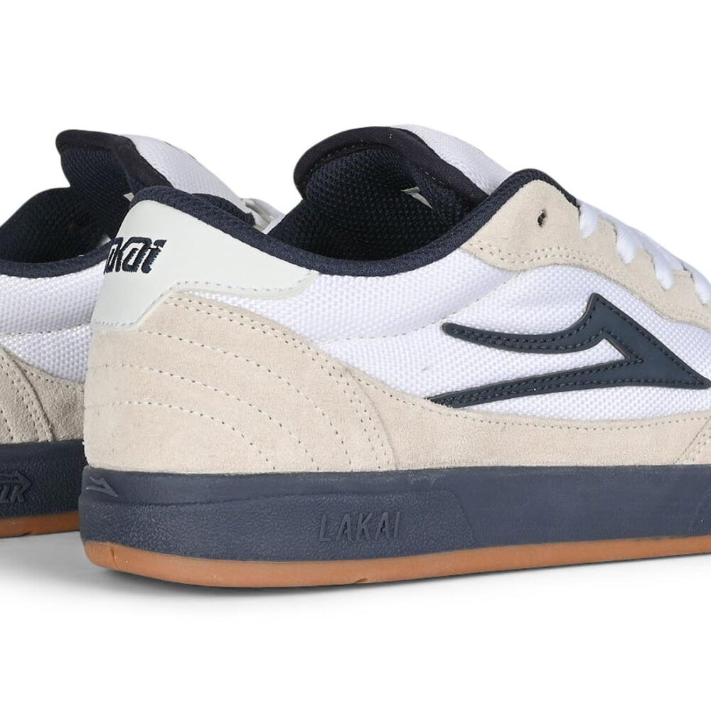 Lakai Cambridge XLK Skate Shoes - White/Navy/Gum