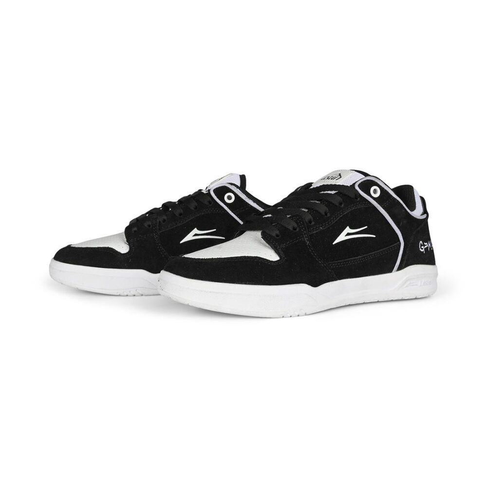 Lakai Joslin Telford Low Top Skate Shoes - Black/White