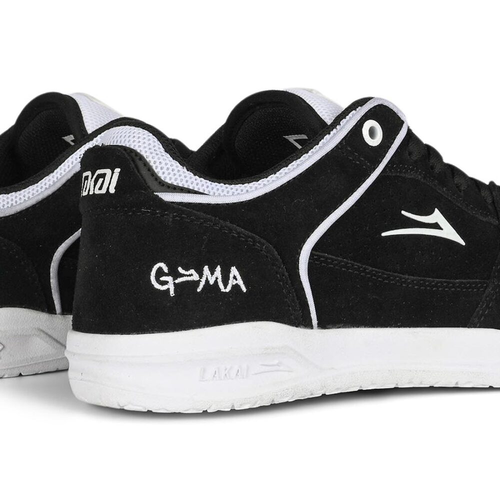 Lakai Joslin Telford Low Top Skate Shoes - Black/White