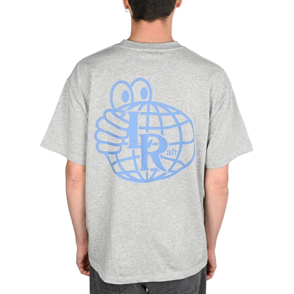 Last Resort Atlas Monogram S/S T-Shirt - Grey Marle/Blue (Copy)