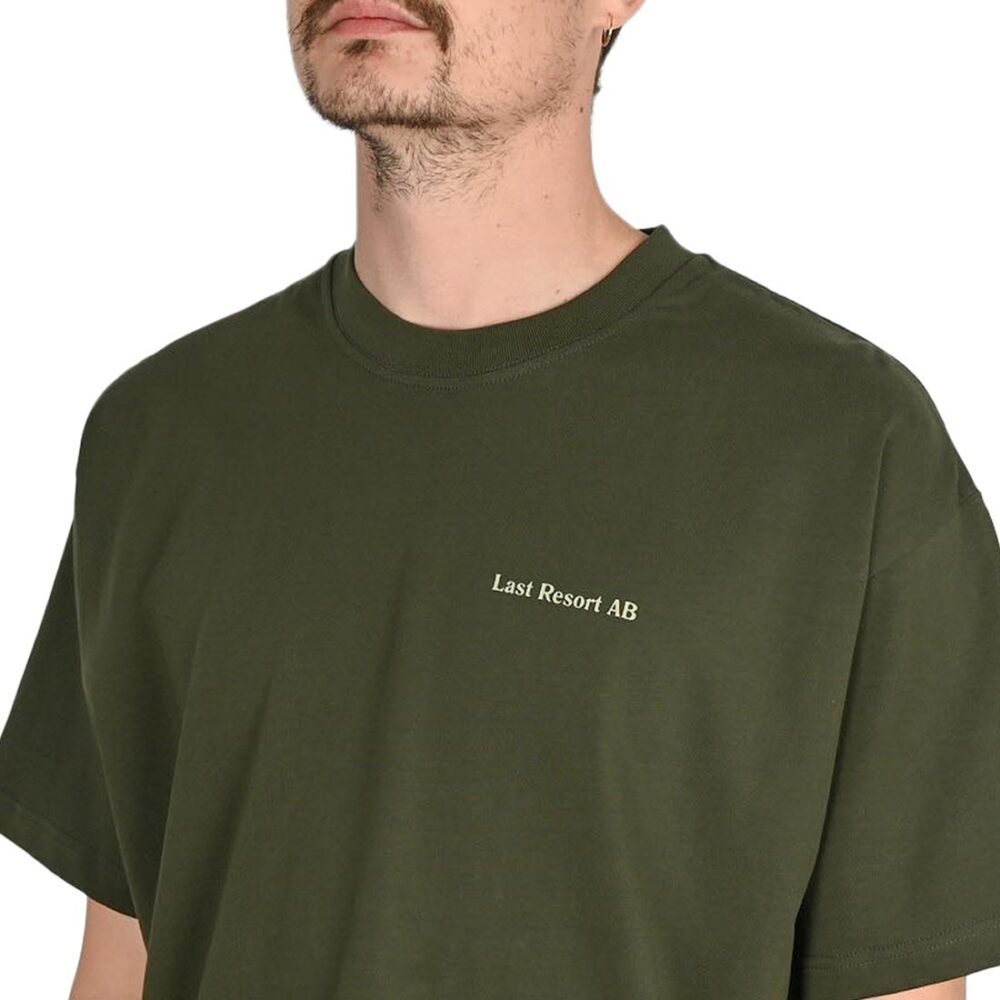 Last Resort Atlas Monogram S/S T-Shirt - Olive/Sand