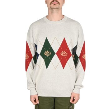 Magenta Academy Knitted Crewneck Jumper - Natural