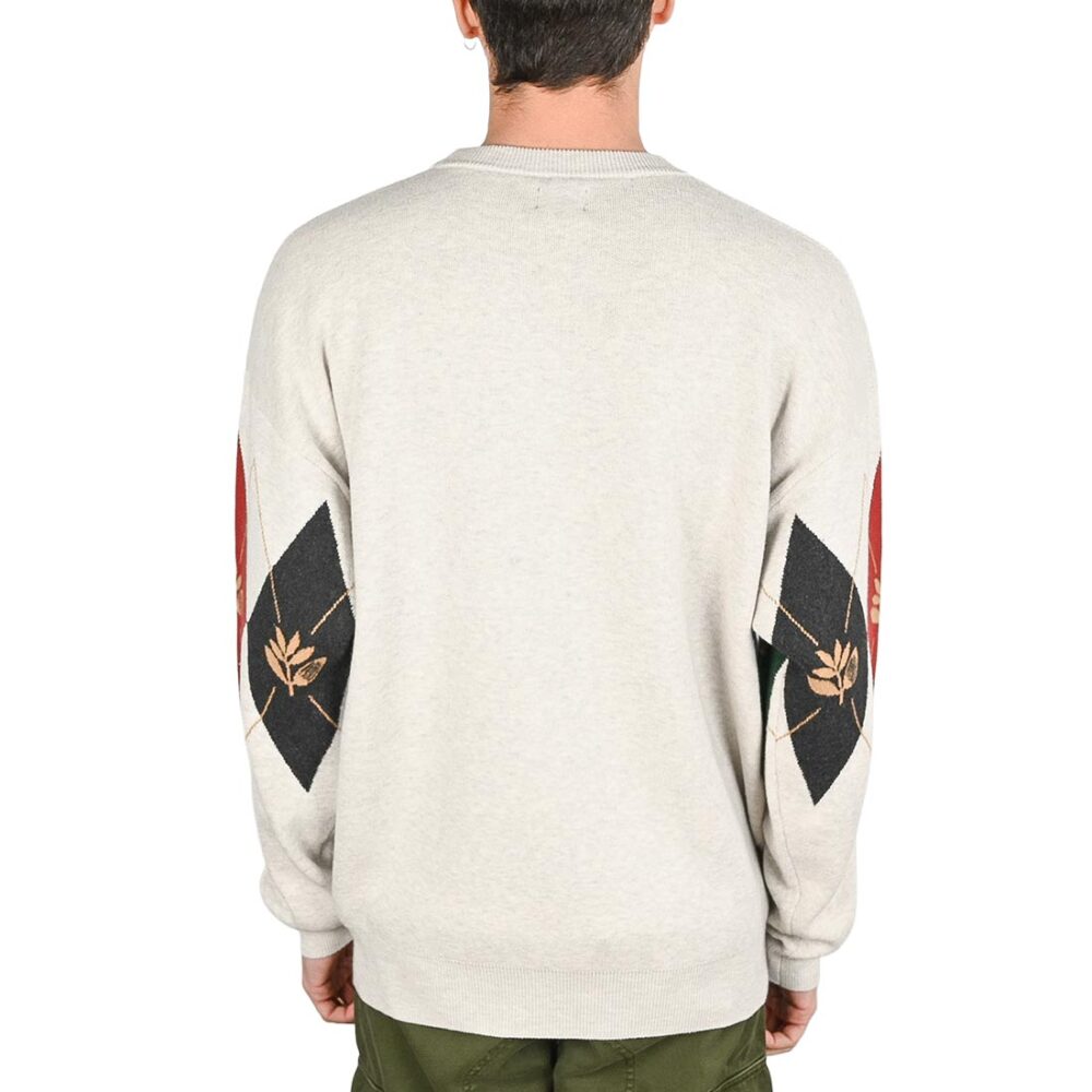 Magenta Academy Knitted Crewneck Jumper - Natural