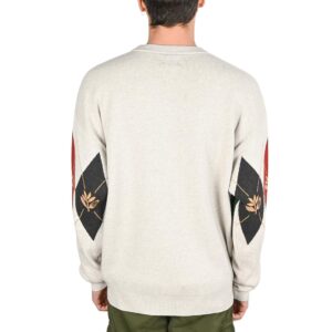 Magenta Academy Knitted Crewneck Jumper - Natural