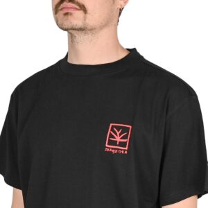 Magenta Bonsai Short-Sleeved T-Shirt - Black