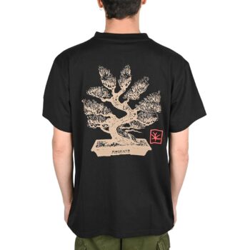 Magenta Bonsai Short-Sleeved T-Shirt - Black