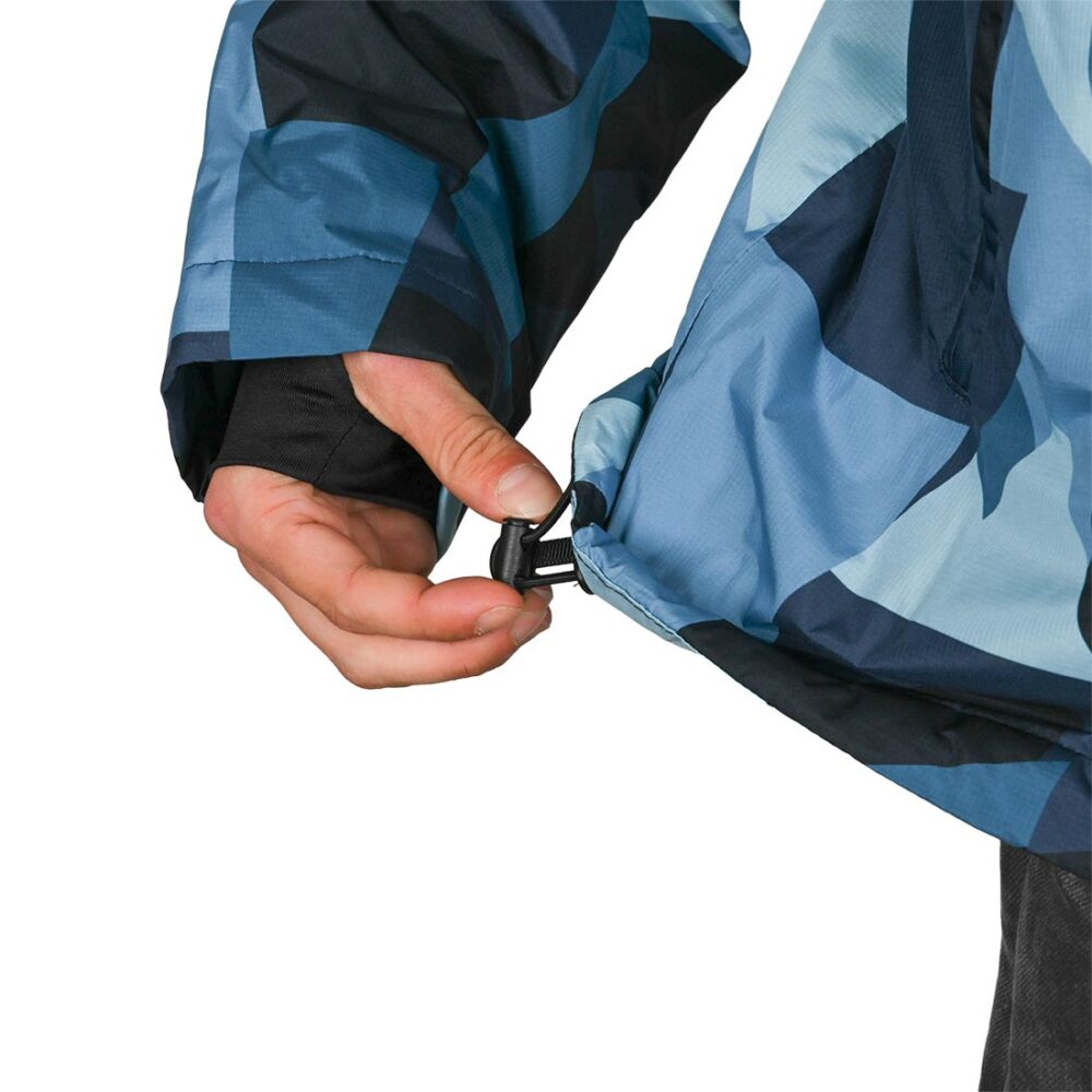 Napapijri Rainforest Next All Over Print Anorak Jacket - Blue
