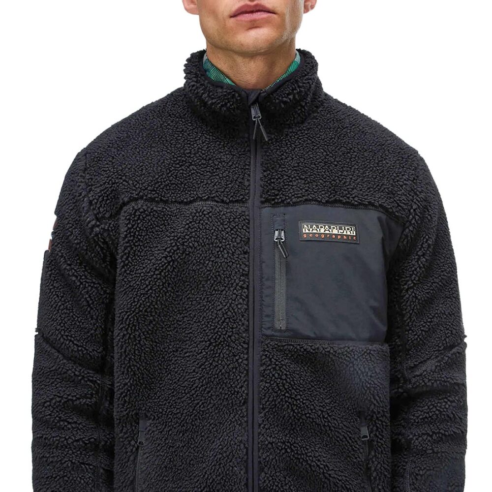 Napapijri Yupik Zip-Up Fleece - Black Beauty