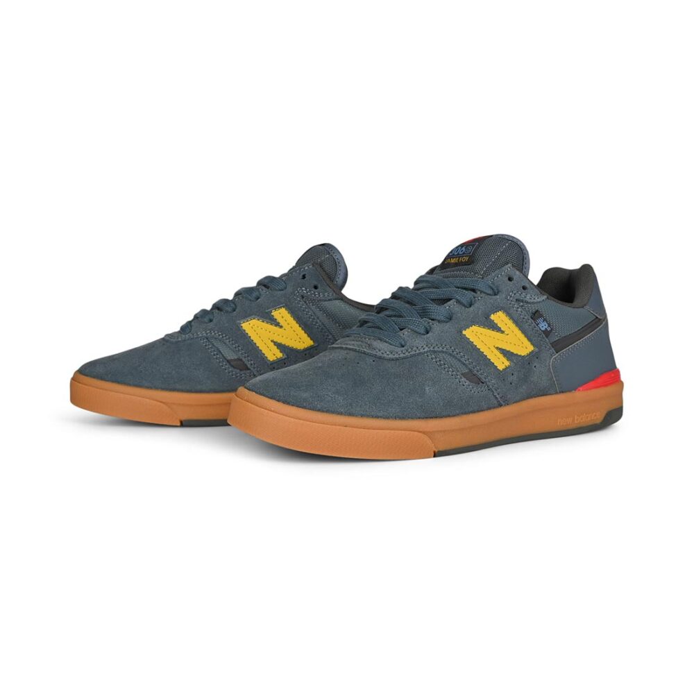 New Balance Numeric 306C Foy Skate Shoes - Shadow Blue/Mars Yellow