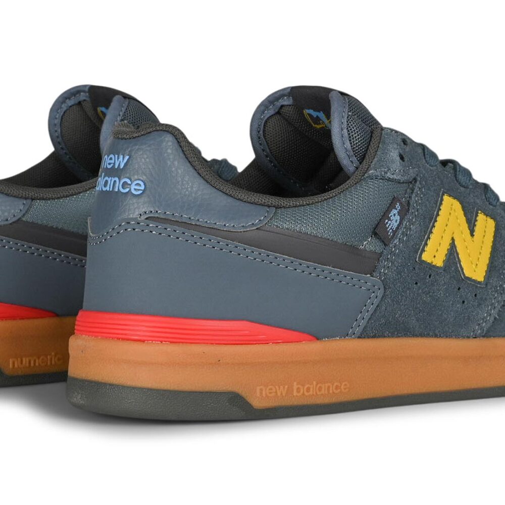 New Balance Numeric 306C Foy Skate Shoes - Shadow Blue/Mars Yellow