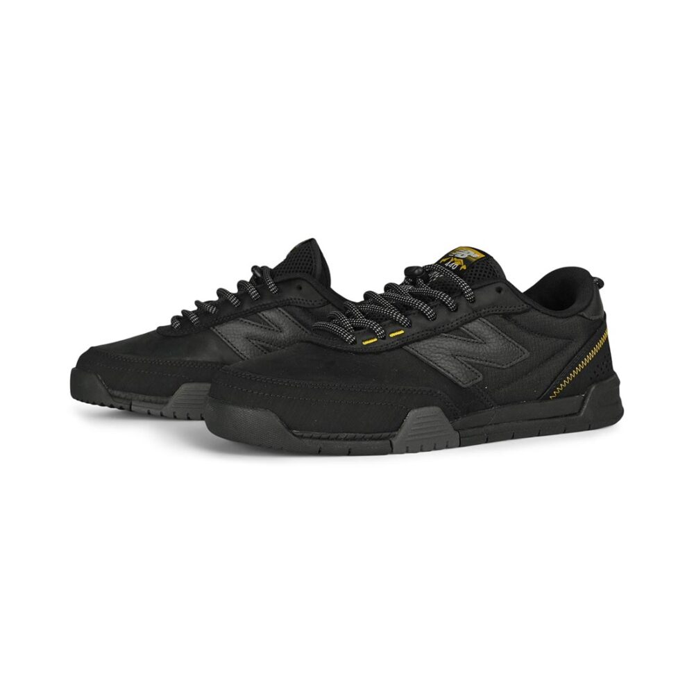 New Balance Numeric 440 V2 Trail Skate Shoes - Black/Happy Yellow