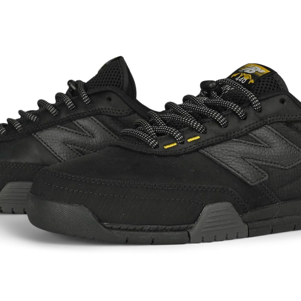 New Balance Numeric 440 V2 Trail Skate Shoes - Black/Happy Yellow