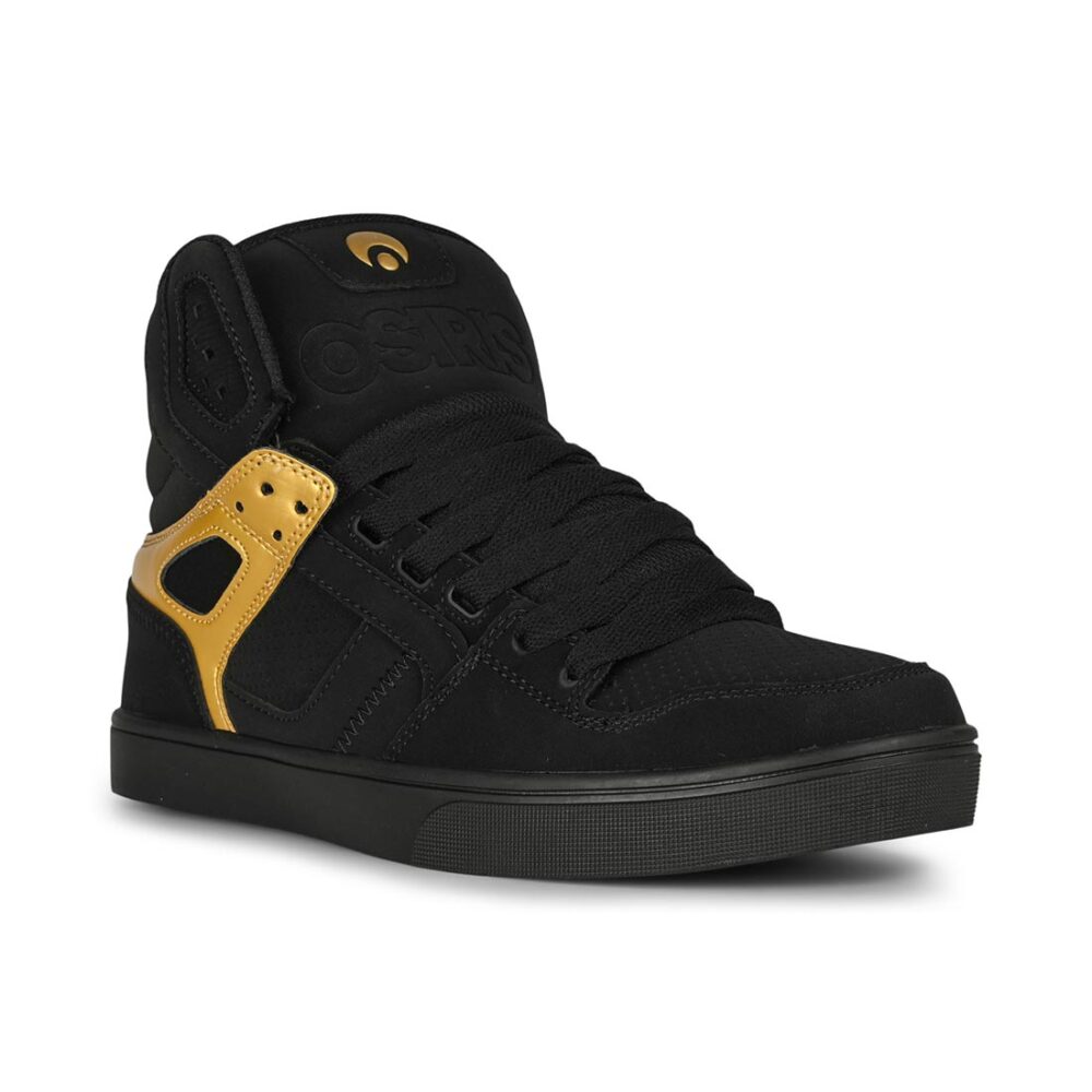 Osiris Clone High Top Shoes - Black/Black/Gold (Copy)