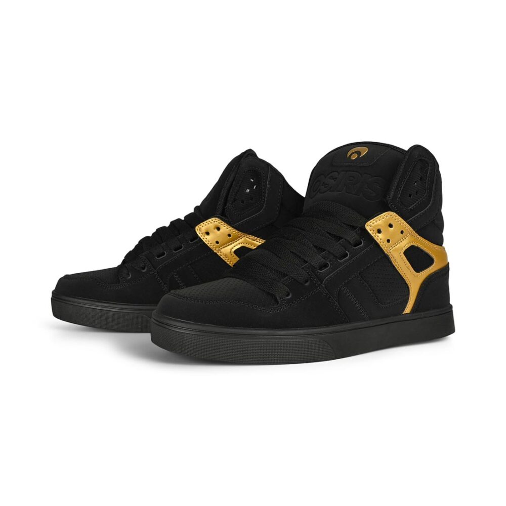 Osiris Clone High Top Shoes - Red/Black/Font