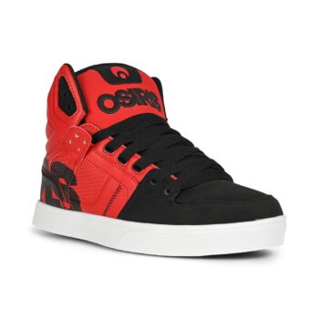 Osiris Clone High Top Shoes - Red/Black/Font (Copy)