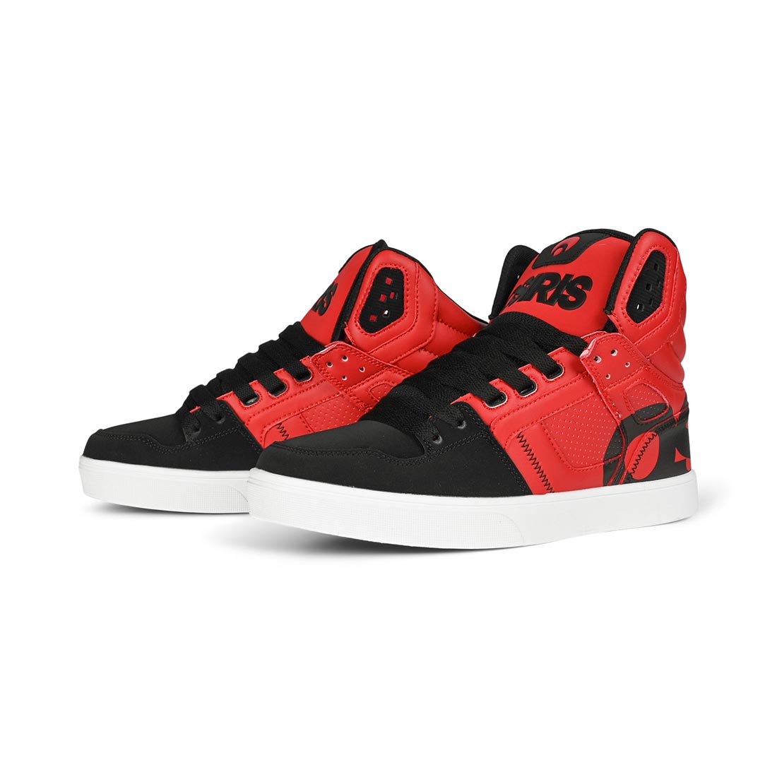Osiris Clone High Top Shoes - Lime/Black/Purple