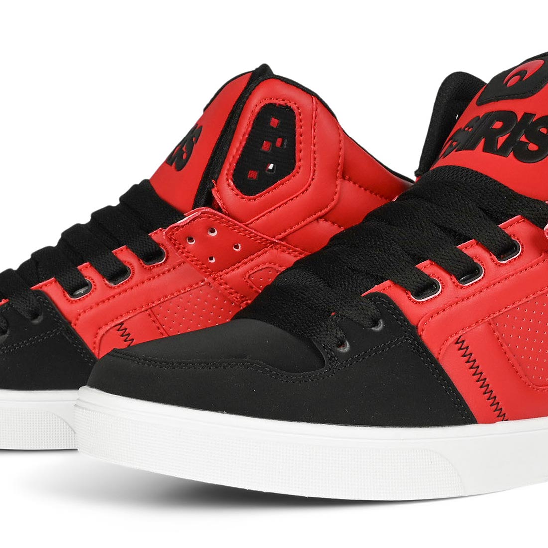Osiris Clone High Top Shoes - Lime/Black/Purple