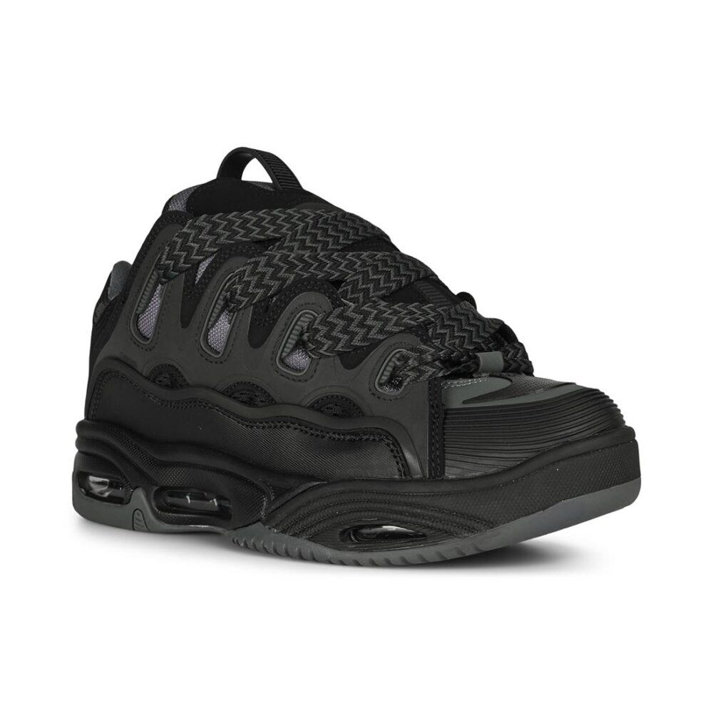 Osiris D3 2001 Skate Shoes - Black/Charcoal/Zig Zag