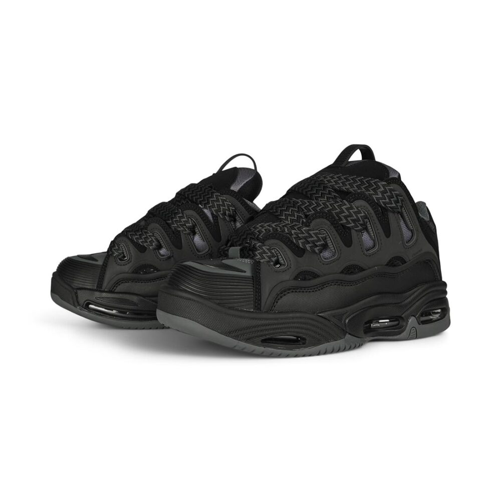 Osiris D3 2001 Skate Shoes - Black/Charcoal/Zig Zag